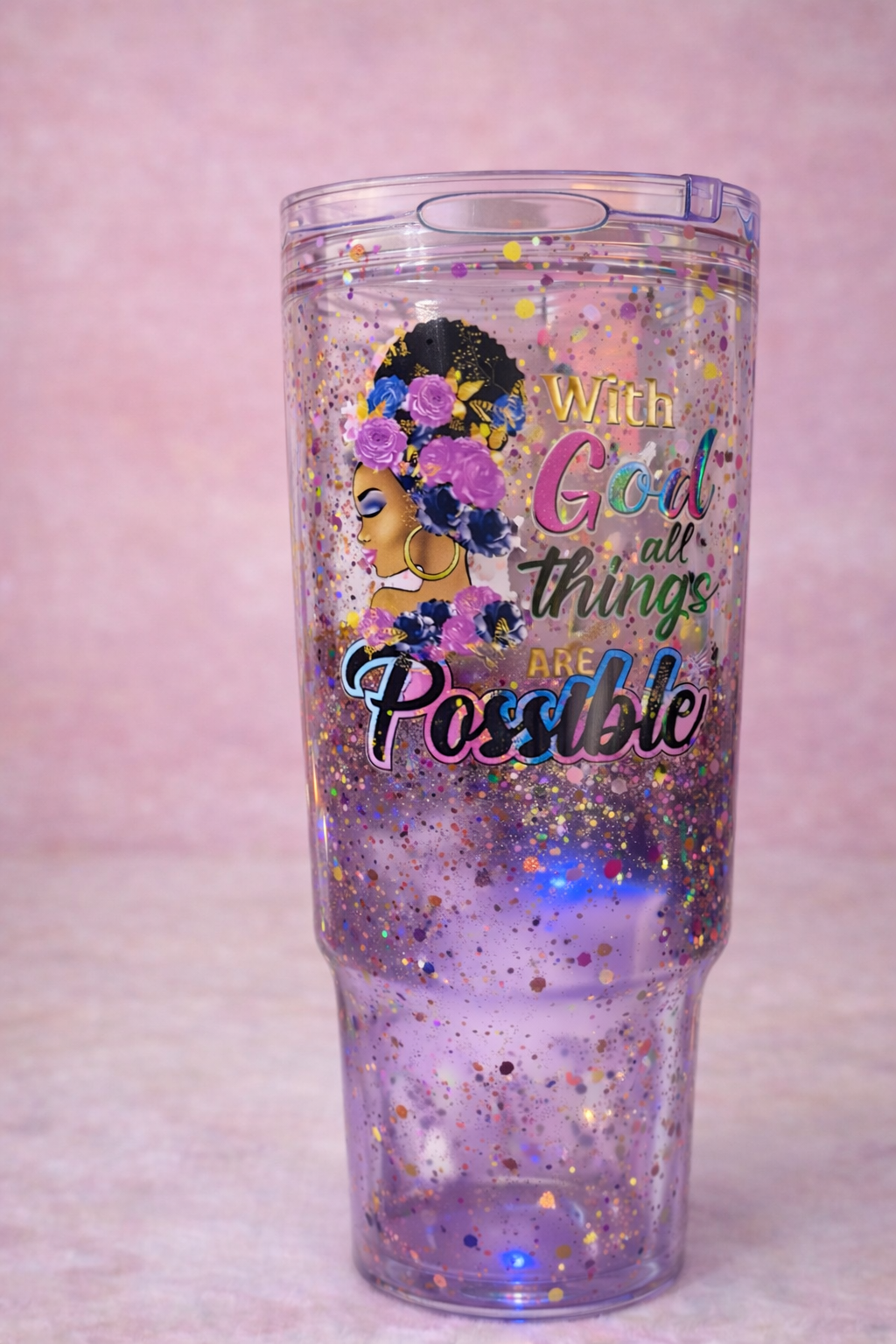 Lava/ Glitter Tumbler
