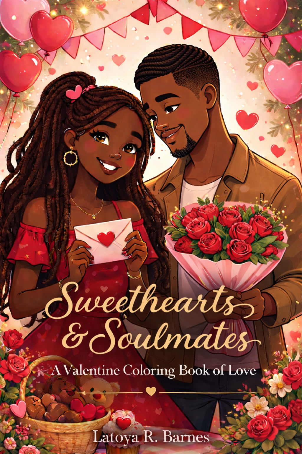 Sweethearts & Soulmates Adult Coloring Book